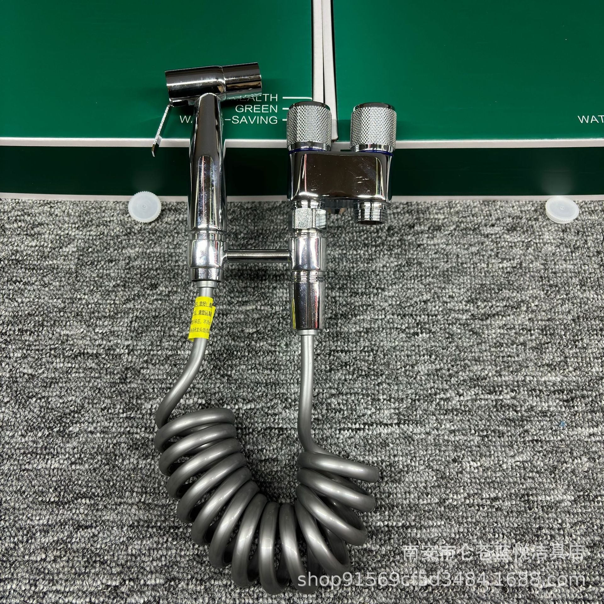 Toilet household one inlet two outlet angle valve booster flusher