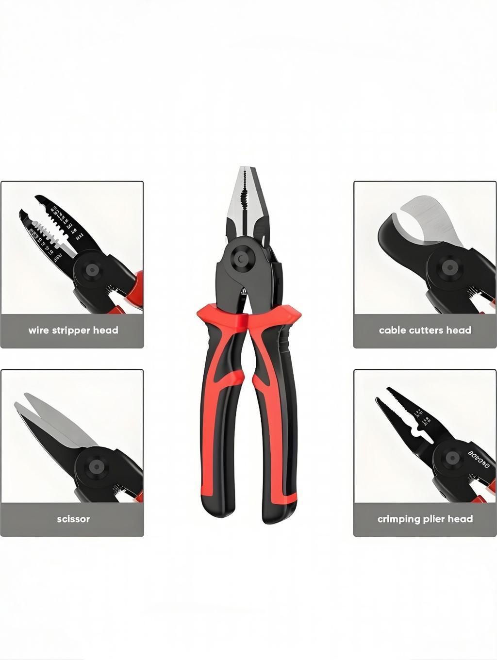 5 in 1 Multi-tool Pliers Set Quick Change Plier Head Set