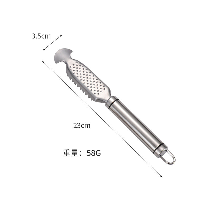 Stainless steel fish scaler