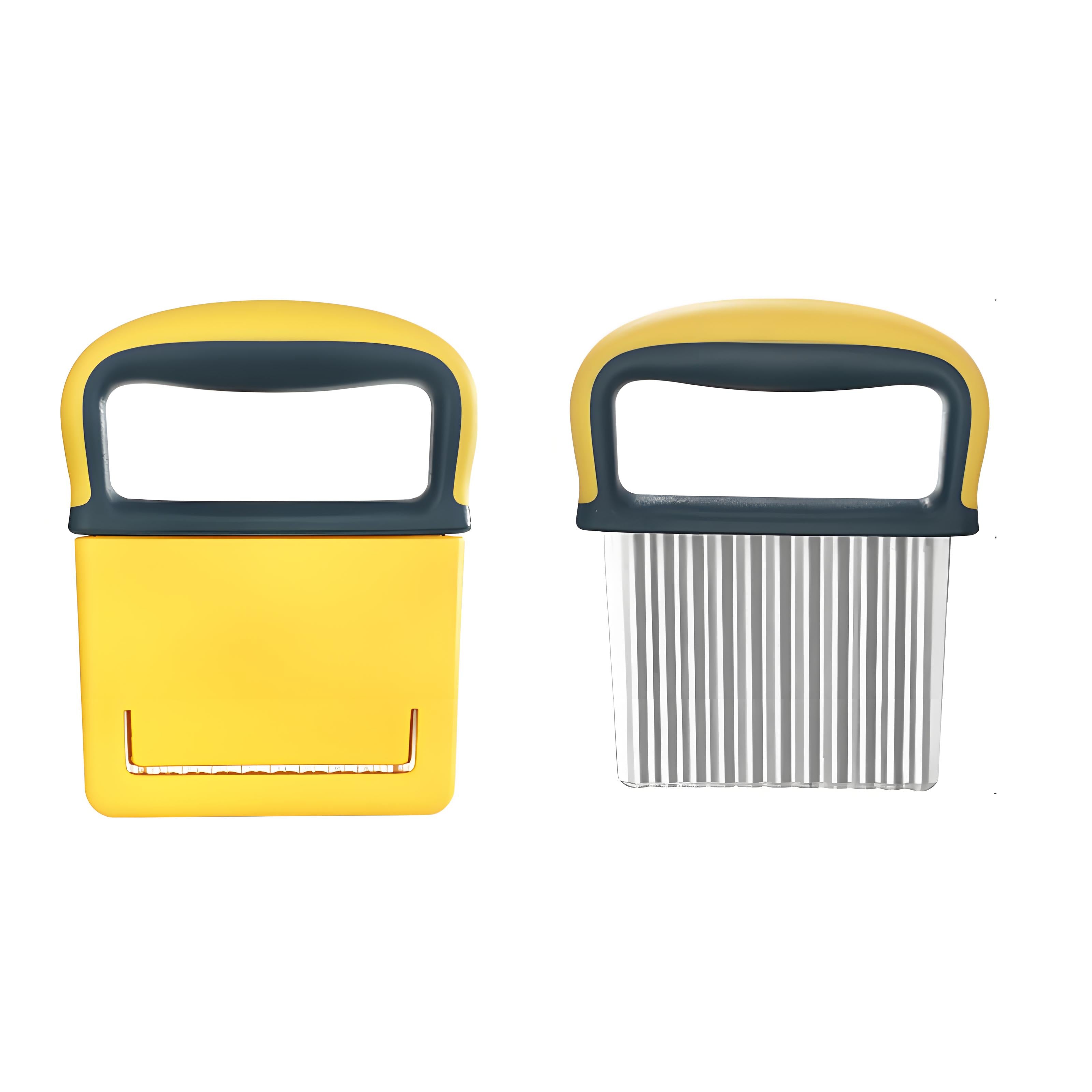 🔪 Wave Cut Magic – French Fries & Veggie Crinkle Cutter