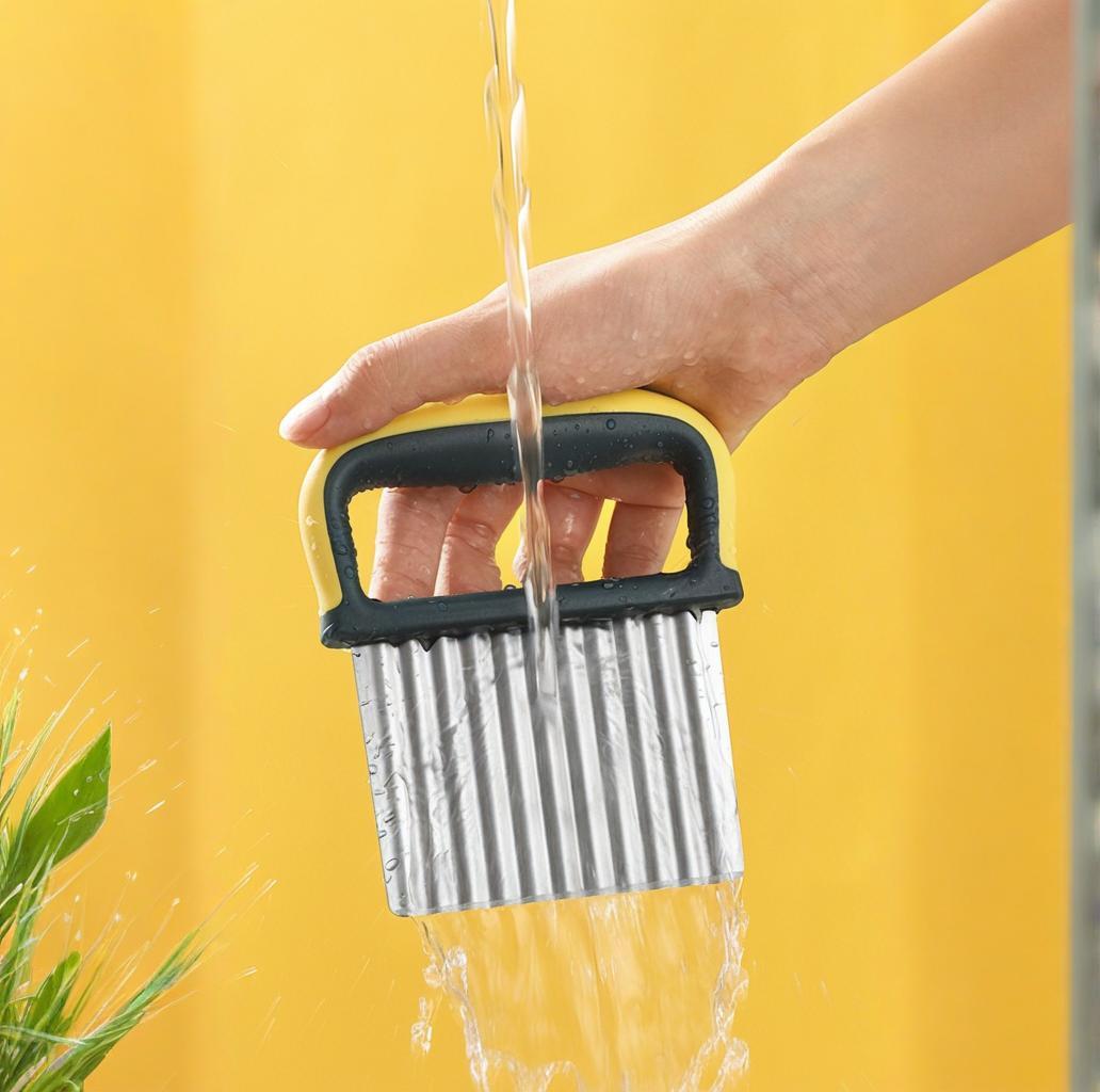 🔪 Wave Cut Magic – French Fries & Veggie Crinkle Cutter