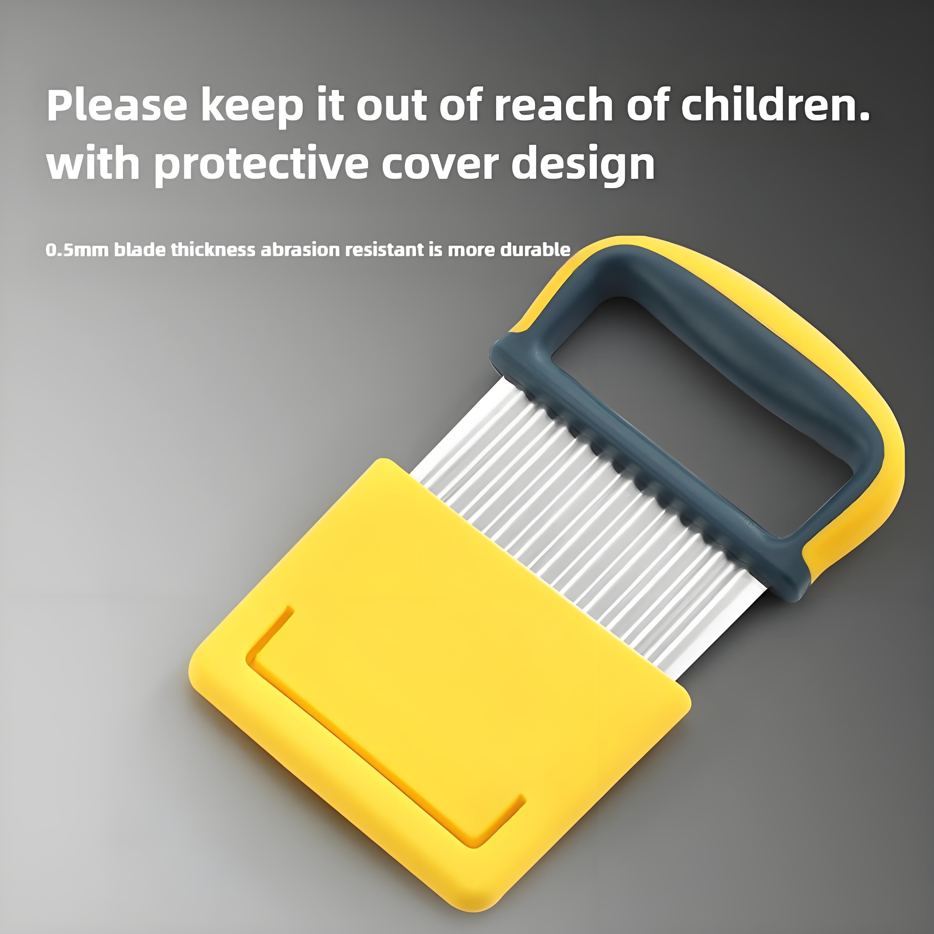 🔪 Wave Cut Magic – French Fries & Veggie Crinkle Cutter