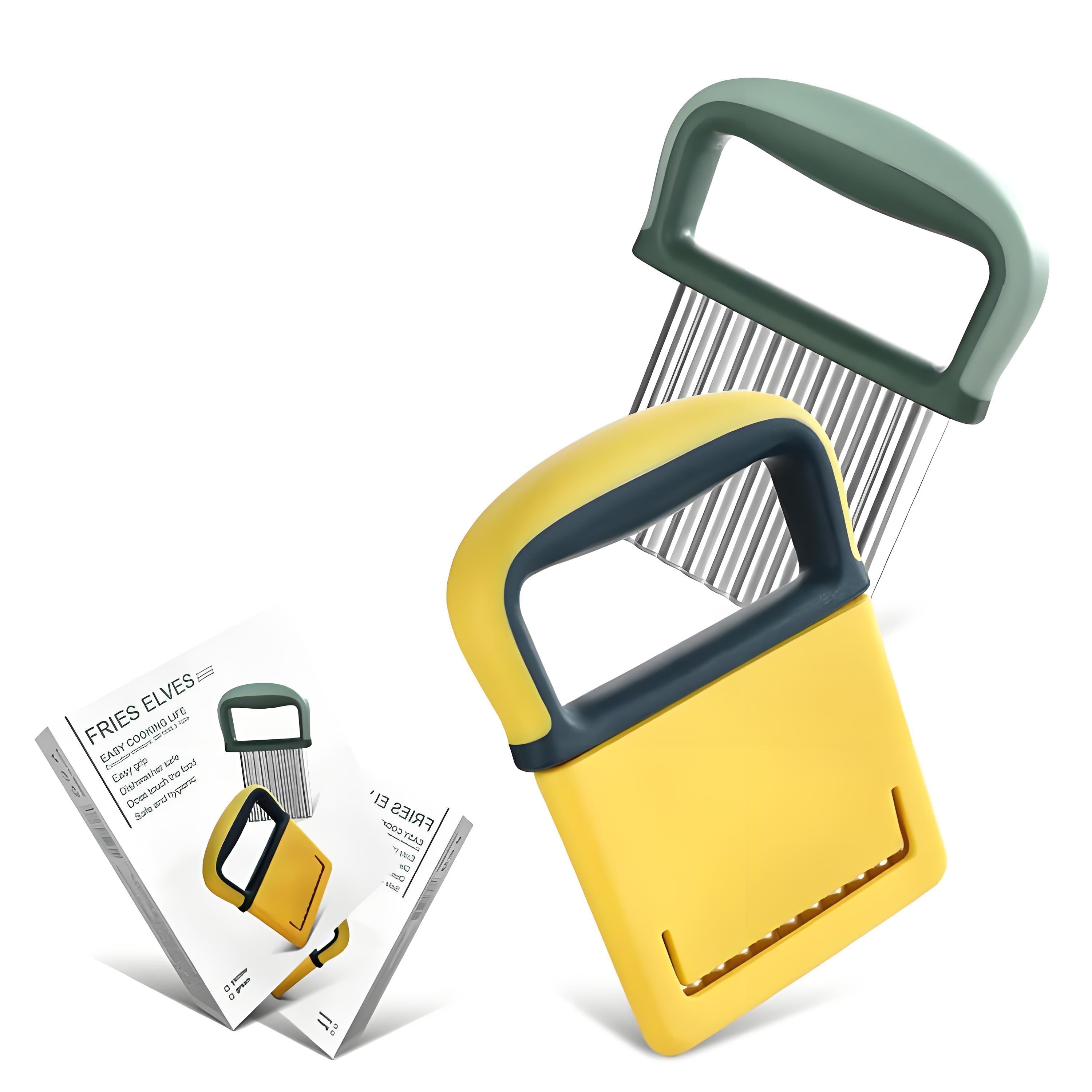 🔪 Wave Cut Magic – French Fries & Veggie Crinkle Cutter